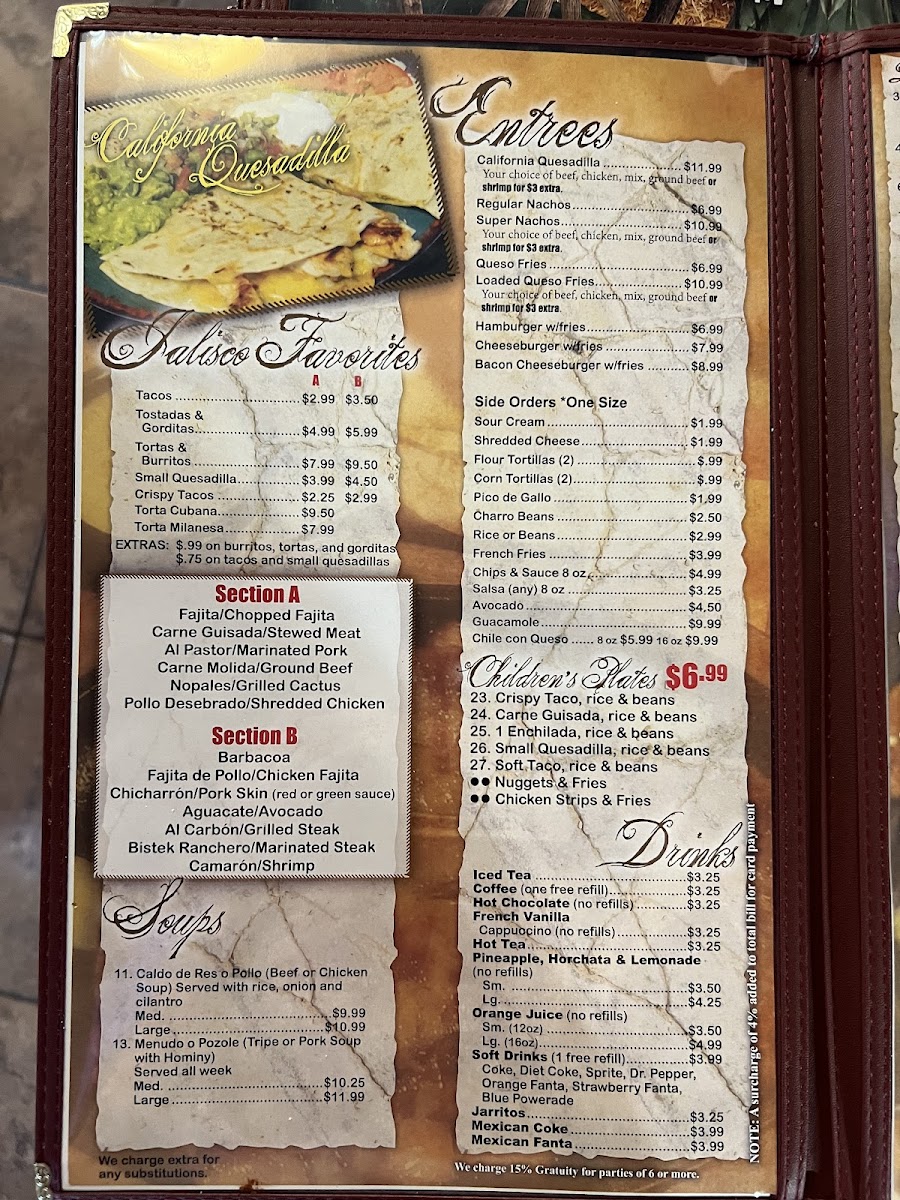 The Ranchito#5 waco Menu - Image 3