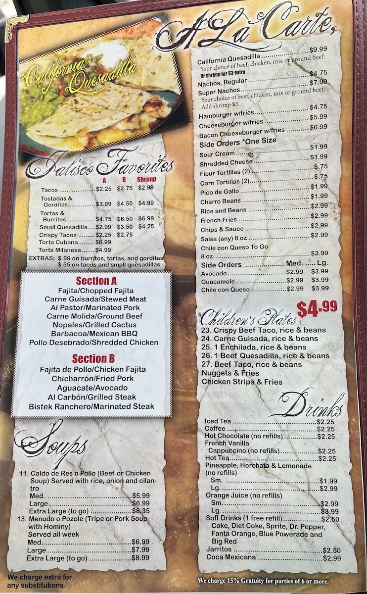 The Ranchito#5 waco Menu - Image 5